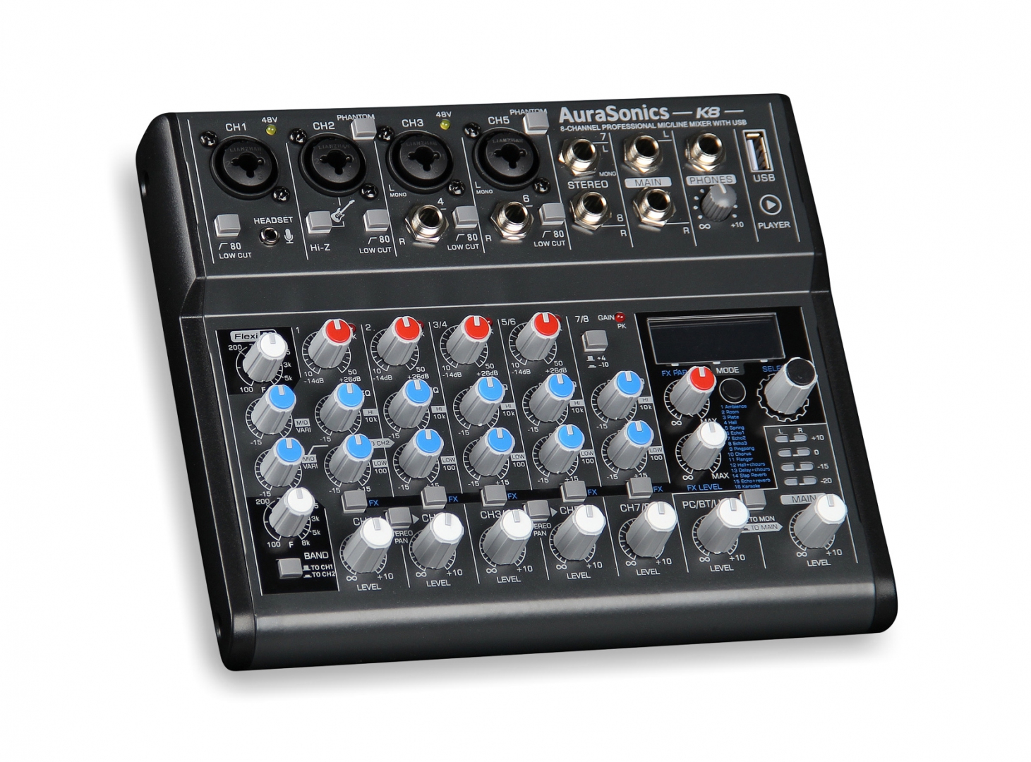 AuraSonics K8 компактный микшерный пульт в Еврейской АО