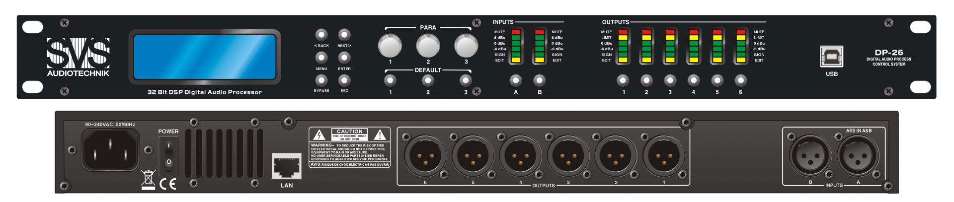 SVS Audiotechnik DP-26 Цифровой процессор: 2 входа 6 выходов в Еврейской АО