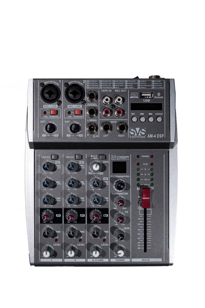 SVS Audiotechnik mixers AM-4 DSP Аналоговый микшерный пульт, 4-канала в Еврейской АО