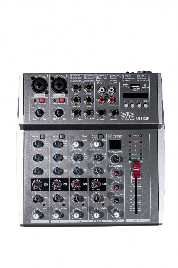 SVS Audiotechnik mixers AM-6 DSP Микшерный пульт аналоговый, 6-канальный SVS Audiotechnik mixers в Еврейской АО